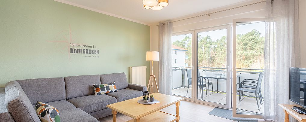 Typ 2  64 m² . 4 Personen . 2 Aufbettungen  Strandstraße 22  